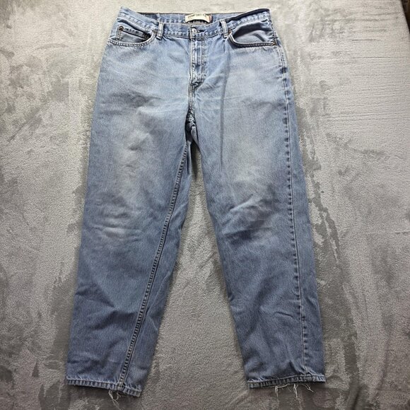 Levi's 560 Jeans Mens 36x32 Light Wash Comfort Fit Loose Tapered Leg 100% Cotton - Picture 1 of 12